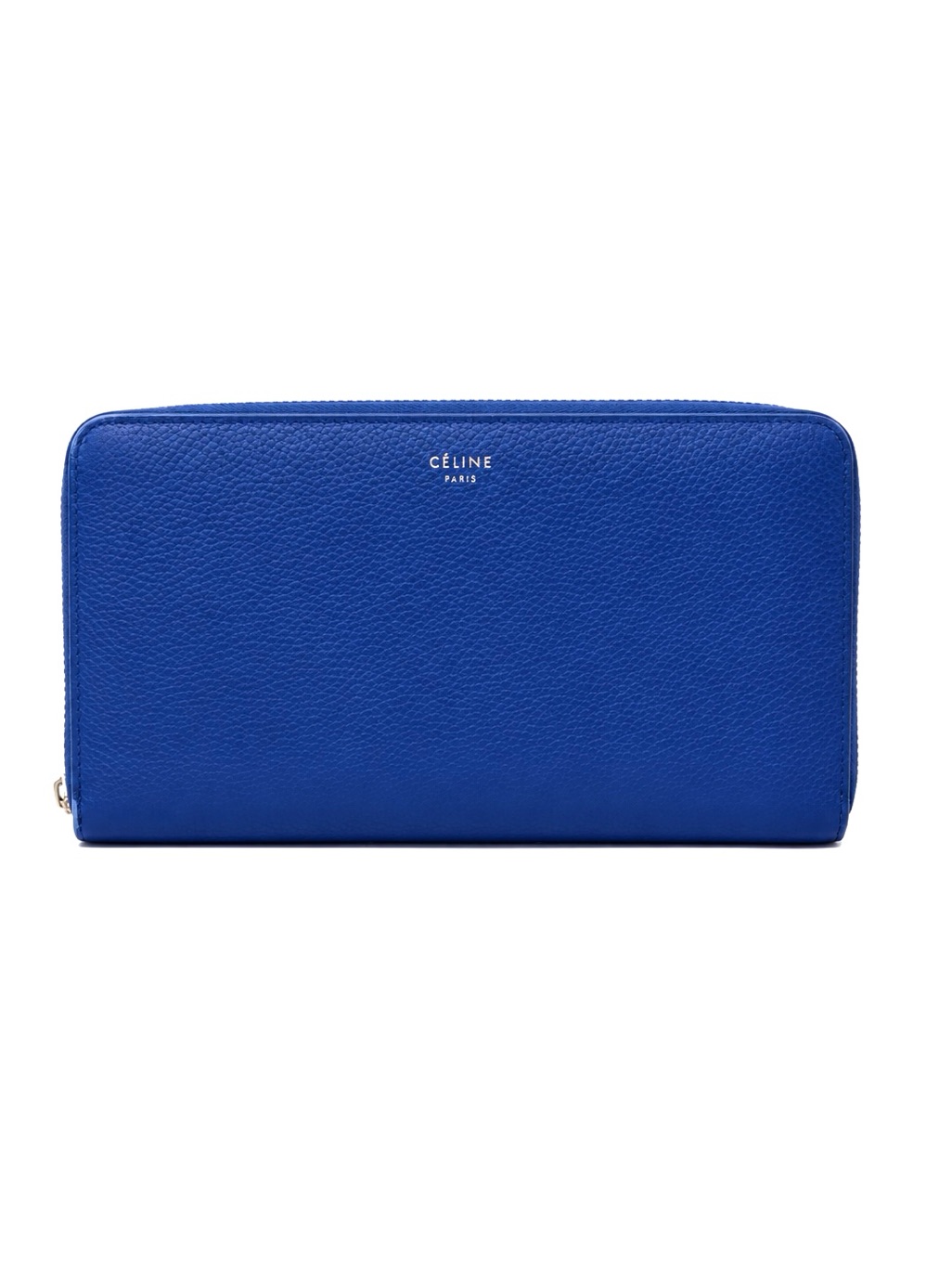 Celine Women’s Blue Leather Long Zippy Wallet